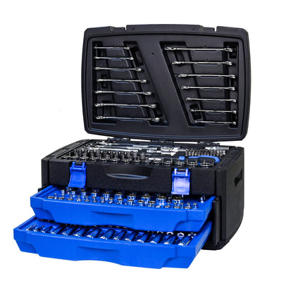 Black Hand Tool Box With Toolset 266Pcs by Anti Spier
