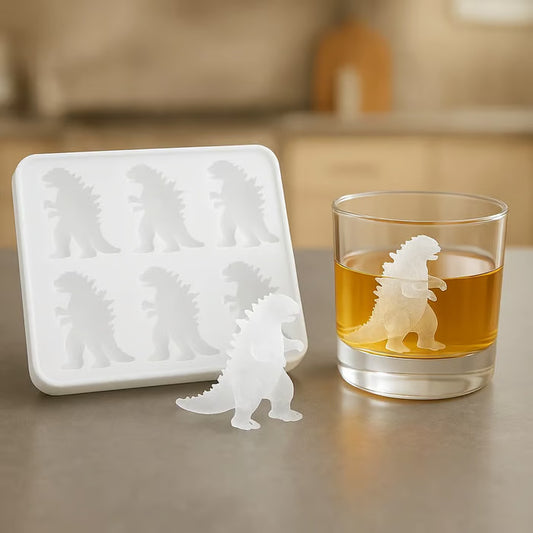 Godzilla Ice Mold Kitchen Home ice tray mold by Hypersku