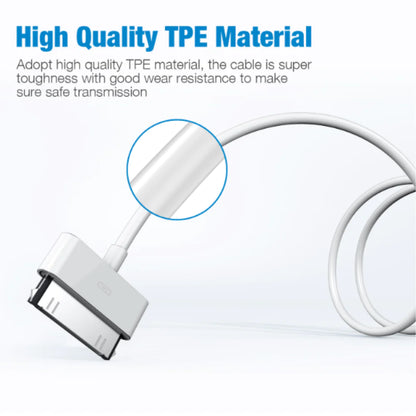 2x 6ft 30-Pin USB Charger Data Sync Cable Cord For iPhone 3G/4/4S iPad 2 iPod nano1-6 by Anti Spier