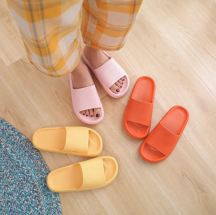 Cozy Pillow Slides Anti-Slip Sandals Ultra Soft Slippers Cloud Home Outdoor Shoe by Anti Spier