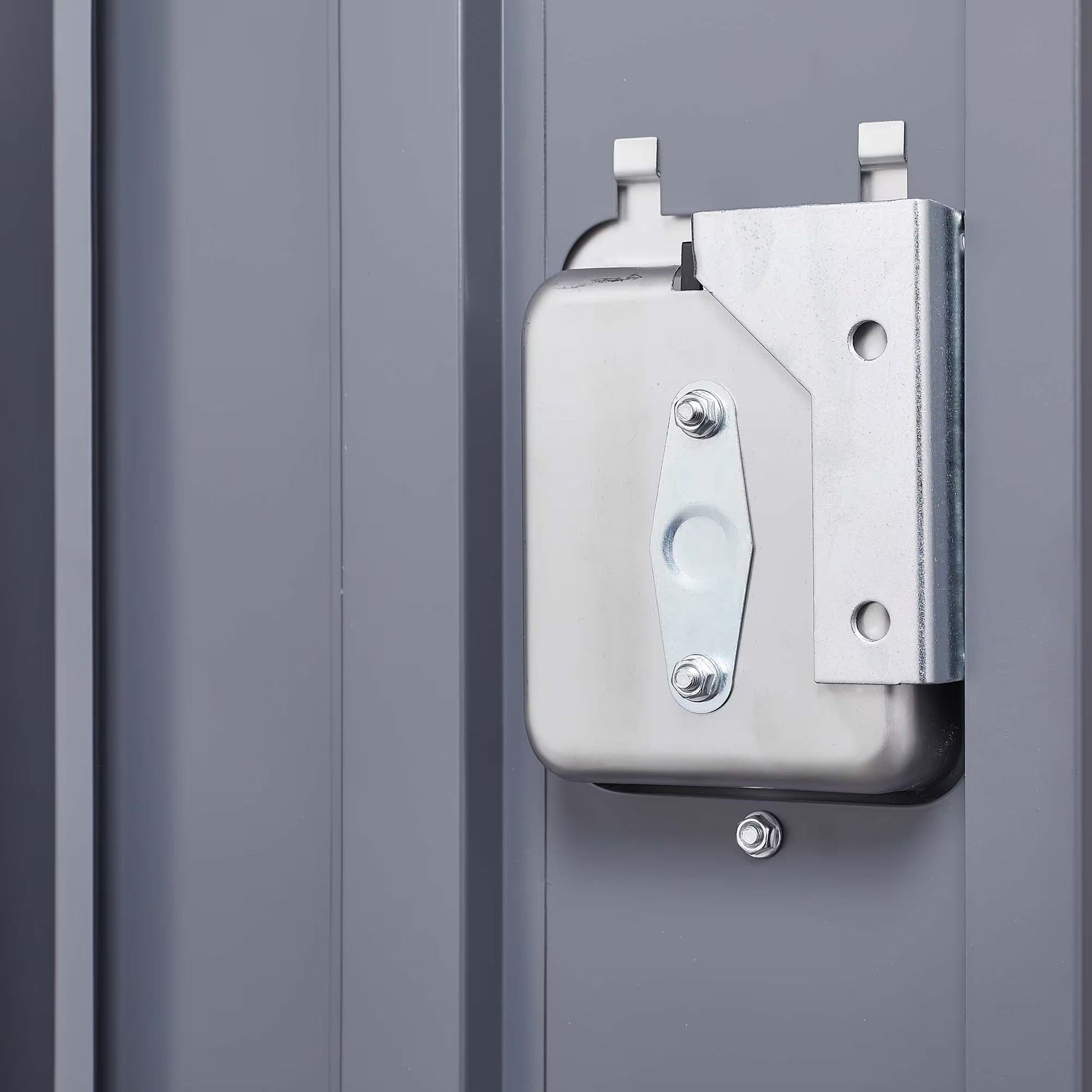 3 Employee Metal Lockers With 72 Inch High Locks, Home Gym Office, School Garage Lockers, Gray by Anti Spier