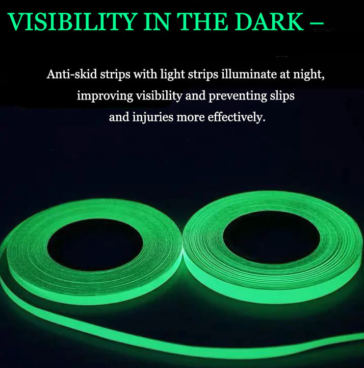 2PC Luminous Tape Self Adhesive Glow In The Dark Wall Sticker Fluorescent Light by Anti Spier