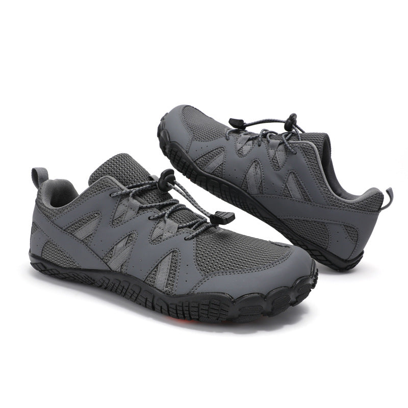Men's outdoor thick-soled mesh anti-slip and wear-resistant hiking shoes and casual shoes by Hypersku