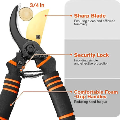 Branch Scissors for trimming and cutting plants with an ergonomic handle and sharp blades by Anti Spier