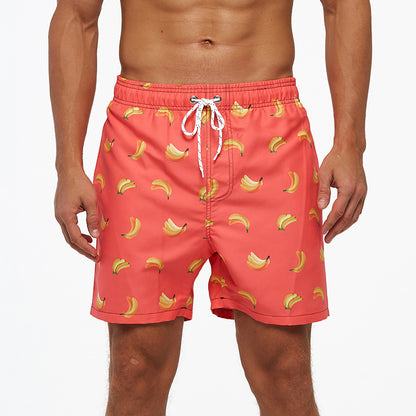 Beach pants men's large size quick dry loose thin men's shorts sports casual flower pants by Hypersku