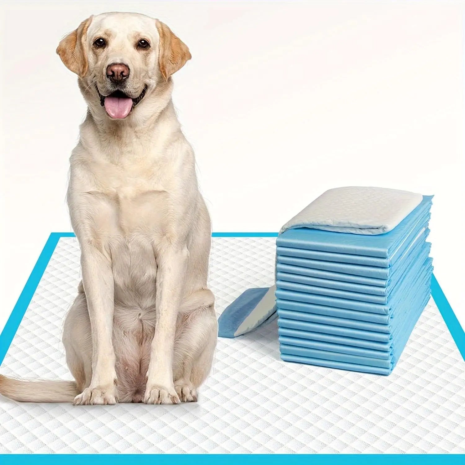 100pcs Puppy Pet Training Pad with Leak-Proof Disposable Pet Pad for Puppies DogCatsRabbits by Anti Spier