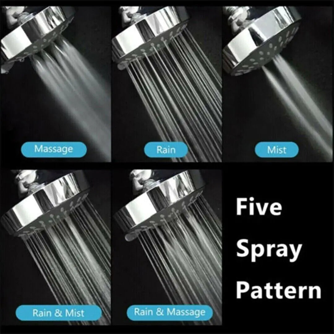 Shower Heads Handheld Spray High Pressure Adjustable Showerhead Top Spray Bath by Anti Spier