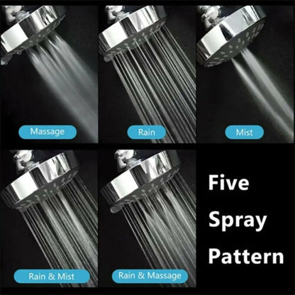 Shower Heads Handheld Spray High Pressure Adjustable Showerhead Top Spray Bath by Anti Spier