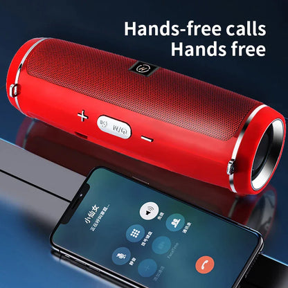 Bluetooth 5.1 Speaker Wireless Waterproof Outdoor Stereo LOUD Bass USB/TF Strap by Anti Spier