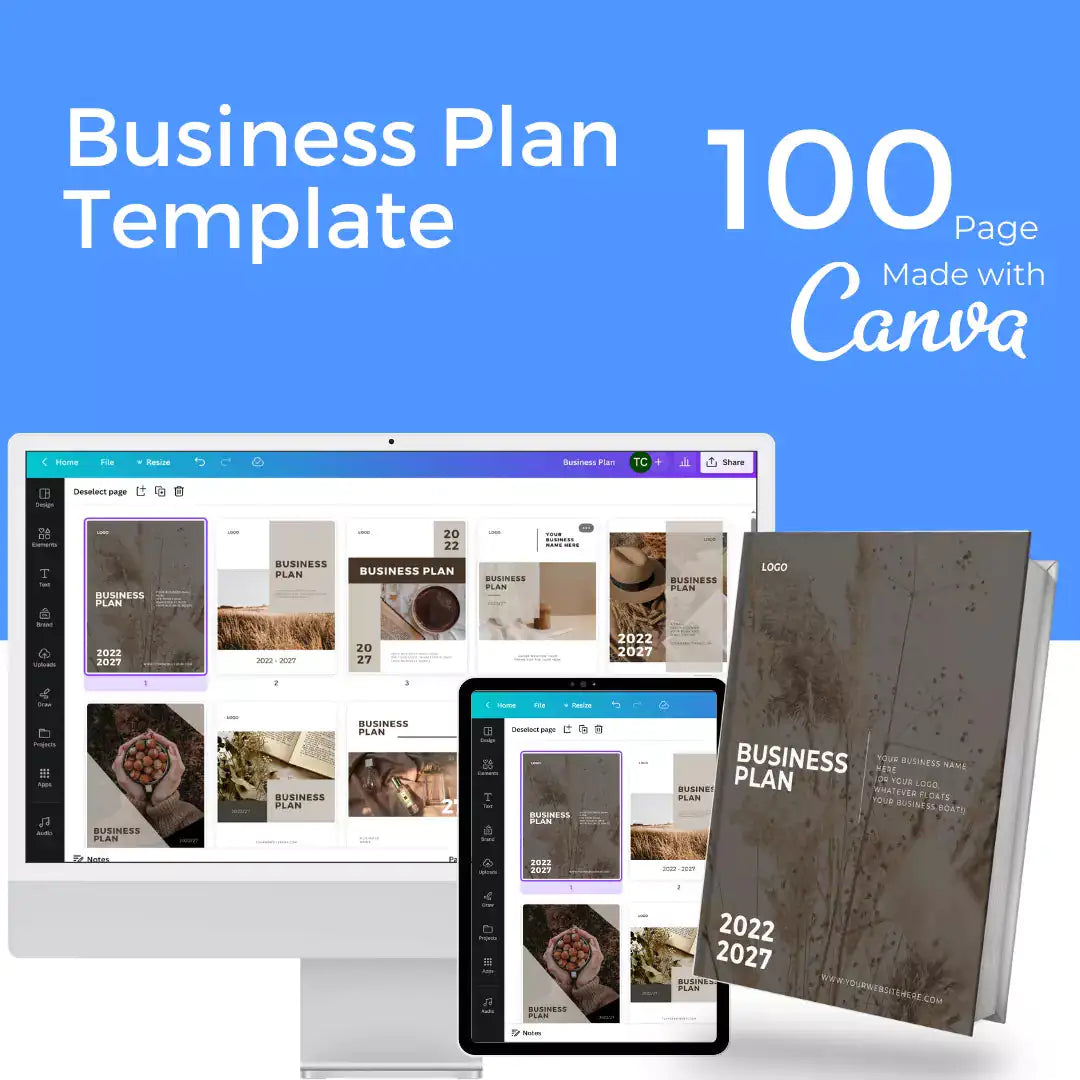 Downloadable Business Plan 100 Templates by Anti Spier