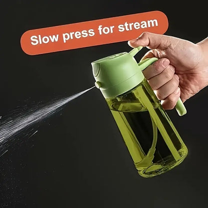 Dual-Purpose Pressurized Oil Sprayer | Large Capacity Leak-Proof Pouring and Spray Bottle for Home Use, BBQ Spray Canister by Anti Spier