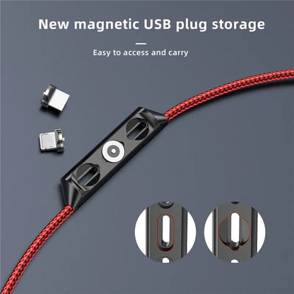3 in 1 Magnetic Cable Plugs Case by Anti Spier