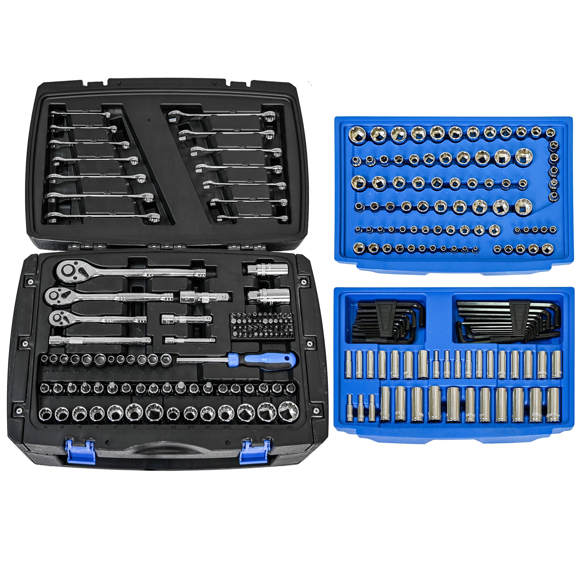 Black Hand Tool Box With Toolset 266Pcs by Anti Spier