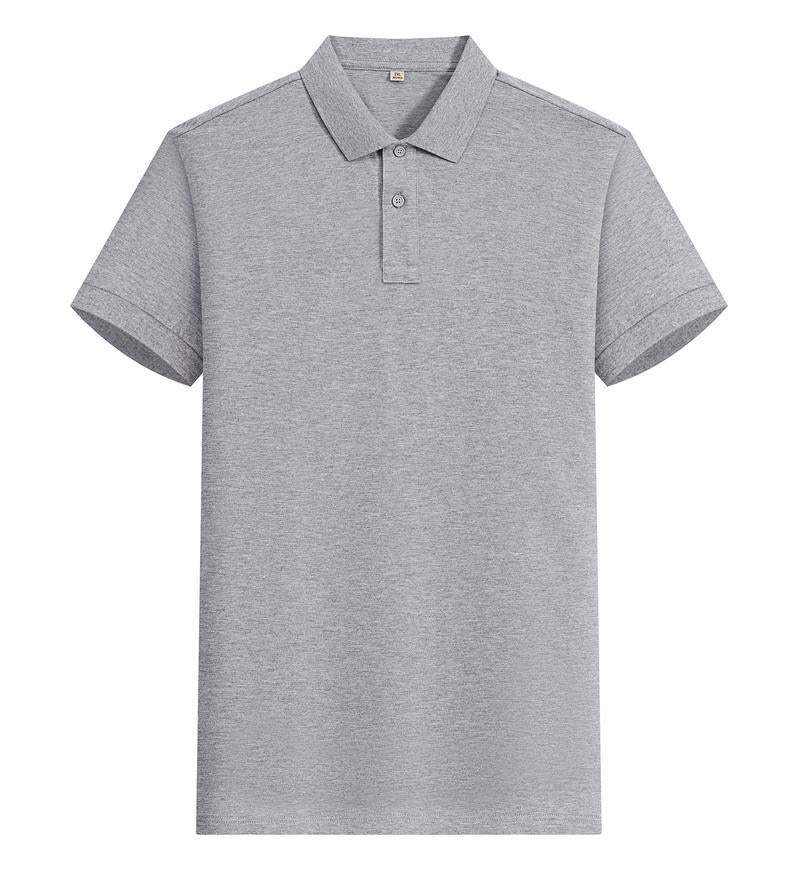 200g Island cotton polo shirt, cotton , cashmere texture, silk luster, moisture-wicking, anti-wrinkle, wear-resistant, short-sleeved by Hypersku