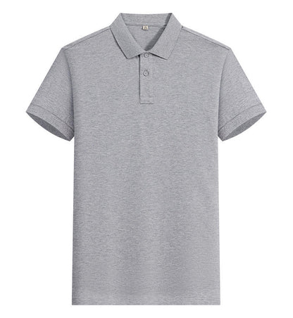 200g Island cotton polo shirt, cotton , cashmere texture, silk luster, moisture-wicking, anti-wrinkle, wear-resistant, short-sleeved by Hypersku
