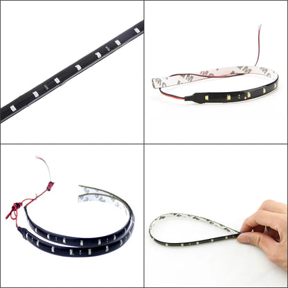 Lot Waterproof 12''/15 DC 12V Motor LED Strip Underbody Light For Car Motorcycle by Anti Spier