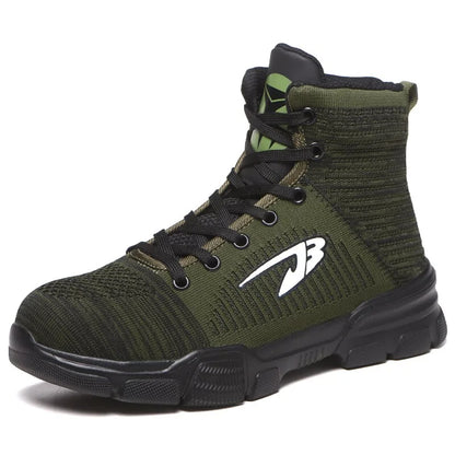 Men's Winter Safety Work Boots - Steel Toe Waterproof Insulated Construction Boots by Anti Spier