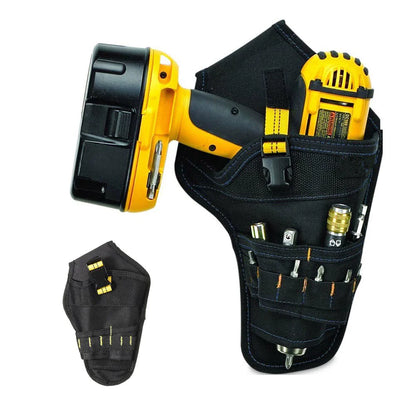 Heavy Duty Drill Holster Tool Belt Pouch Bit Holder Hanging Waist Bag Drill Tool by Anti Spier