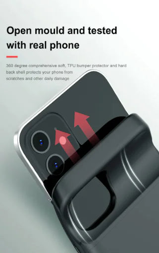 Rechargeable Power Bank Phone Case battery charging phone case Wireless Charger Battery Case For Iphone 15 by Anti Spier