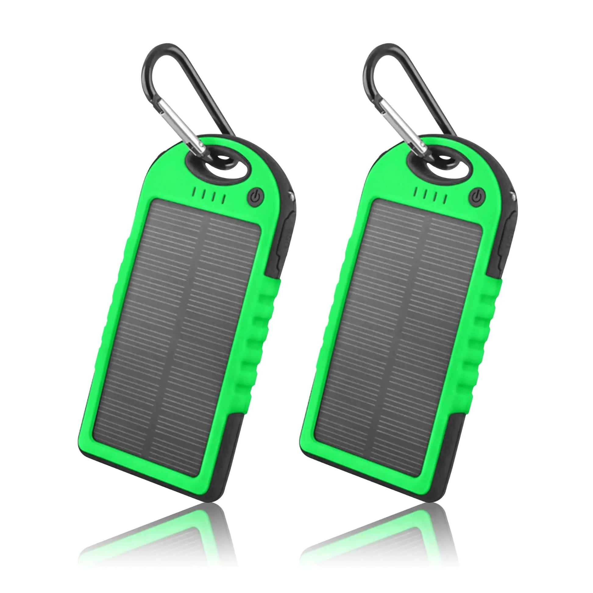 5000mAh Solar Power Bank Phone Charger (2-Pack) by Anti Spier