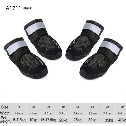Waterproof Reflective Dog Boots by Anti Spier
