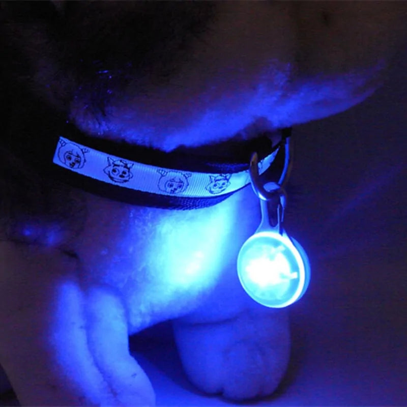 LED Pet Collar Pendant for Night Safety by Anti Spier