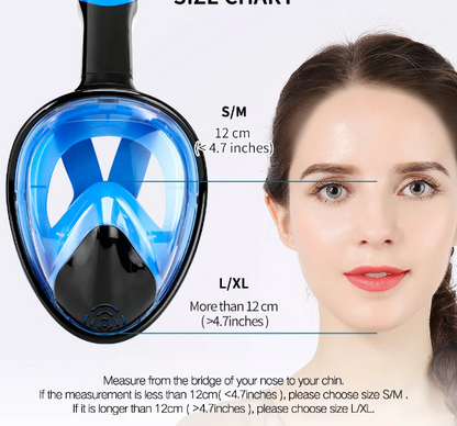 Full Face Scuba Diving Mask by Anti Spier