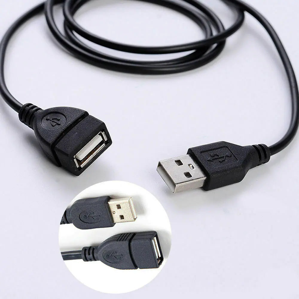 6FT USB 2.0 Male to Female Extension Data Charger Cable Cord Adapter M/F 6 Feet by Anti Spier