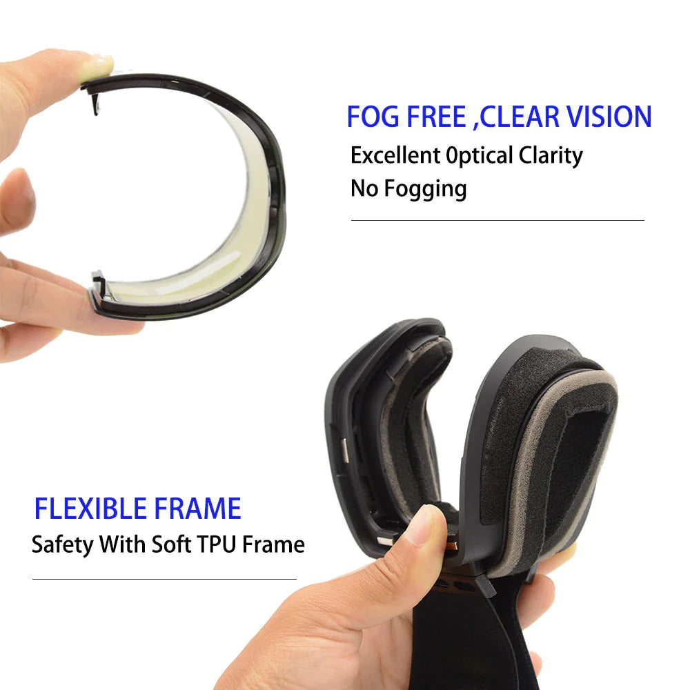 Anti-Fog Ski Goggles with Magnetic Lens by Anti Spier
