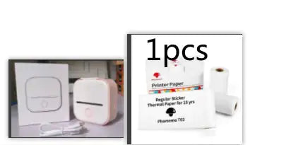 Portable Mini Thermal Label Printer Home Photo Printer Student Wrong Question Printer Bluetooth Mini Label Printer Price Tag by Anti Spier