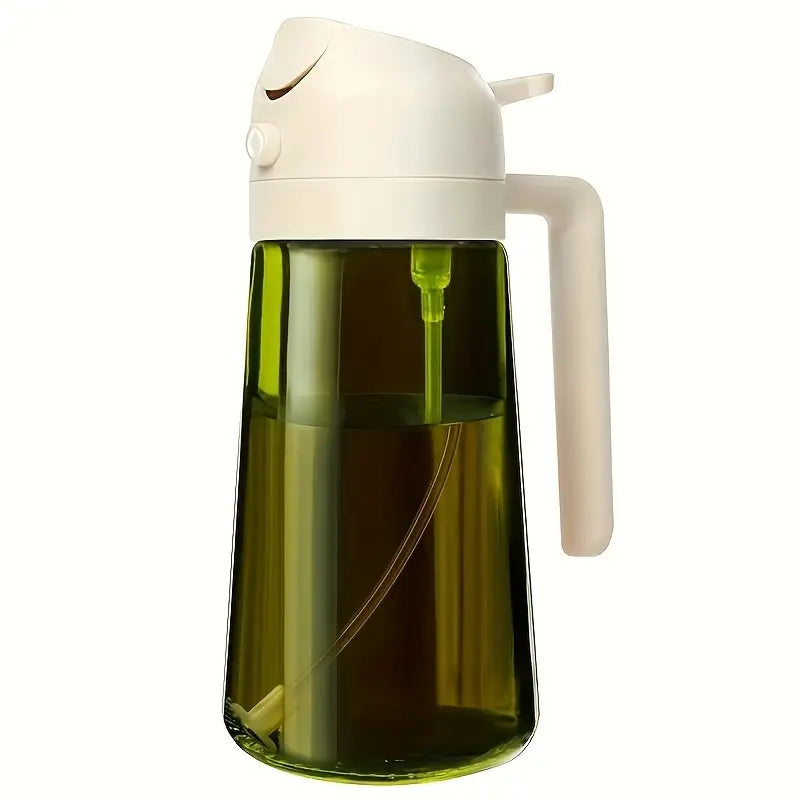 Dual-Purpose Pressurized Oil Sprayer | Large Capacity Leak-Proof Pouring and Spray Bottle for Home Use, BBQ Spray Canister by Anti Spier