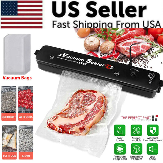 Vacuum Sealer Machine Food Preservation Storage Saver Automatic With Seal Bag by Anti Spier