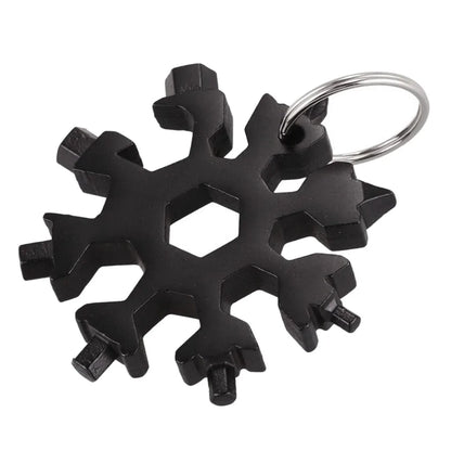 18-in-1 Snowflake Multi-Tool: Outdoor Camping Wrench, Bottle Opener, Screwdriver by Anti Spier