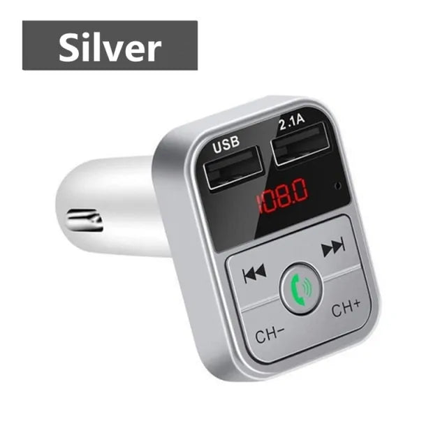Car Bluetooth 5.0 FM Transmitter Wireless Adapter by Anti Spier