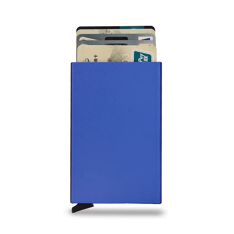 Anti-Magnetic Aluminum RFID Card Holder Wallet by Anti Spier