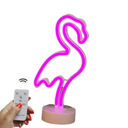 Tropical Nights Neon Deco Lights With Remote Control by Anti Spier