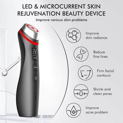 Color Light Microcurrent Vibration Massager by Anti Spier