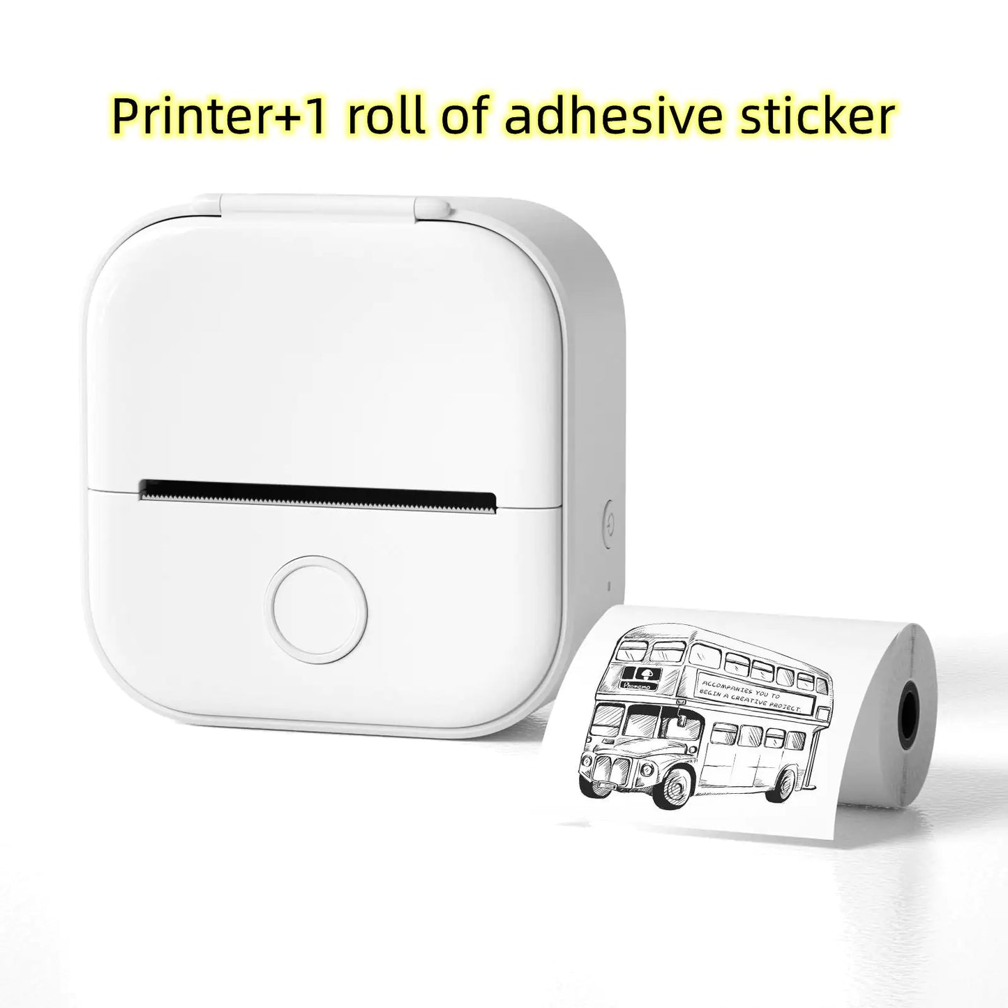 Portable Mini Thermal Label Printer Home Photo Printer Student Wrong Question Printer Bluetooth Mini Label Printer Price Tag by Anti Spier