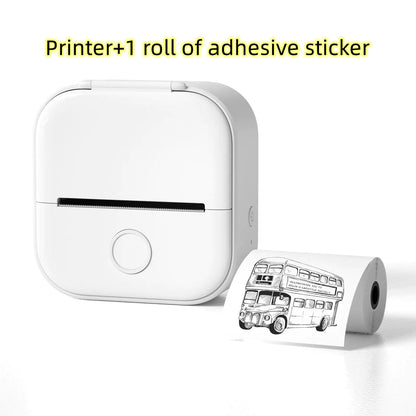 Portable Mini Thermal Label Printer Home Photo Printer Student Wrong Question Printer Bluetooth Mini Label Printer Price Tag by Anti Spier