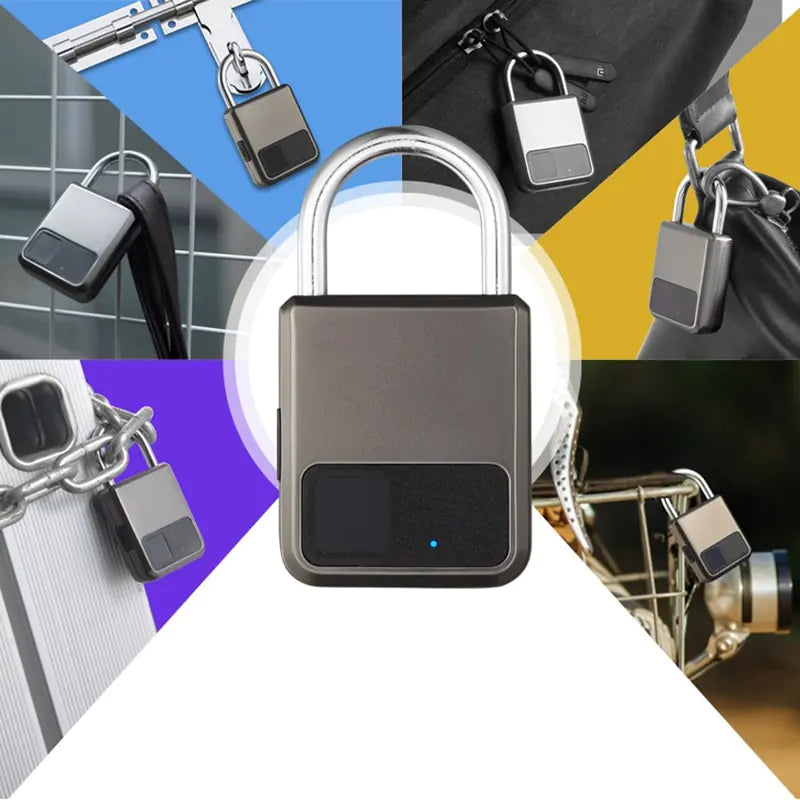 Security Unlock Fingerprint Padlock by Anti Spier