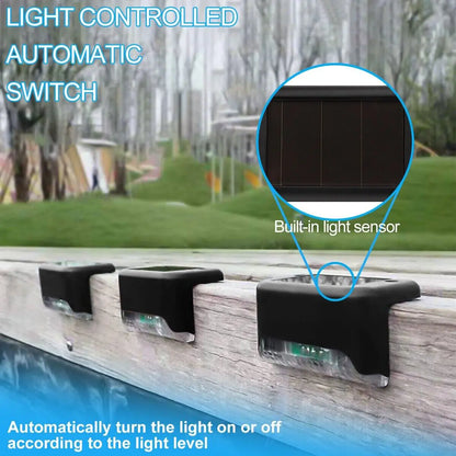 8 Pack New Solar Deck Lights Outdoor Waterproof LED Steps Lamps For Stairs Fence by Anti Spier