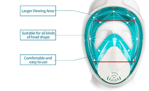 Full Face Scuba Diving Mask by Anti Spier