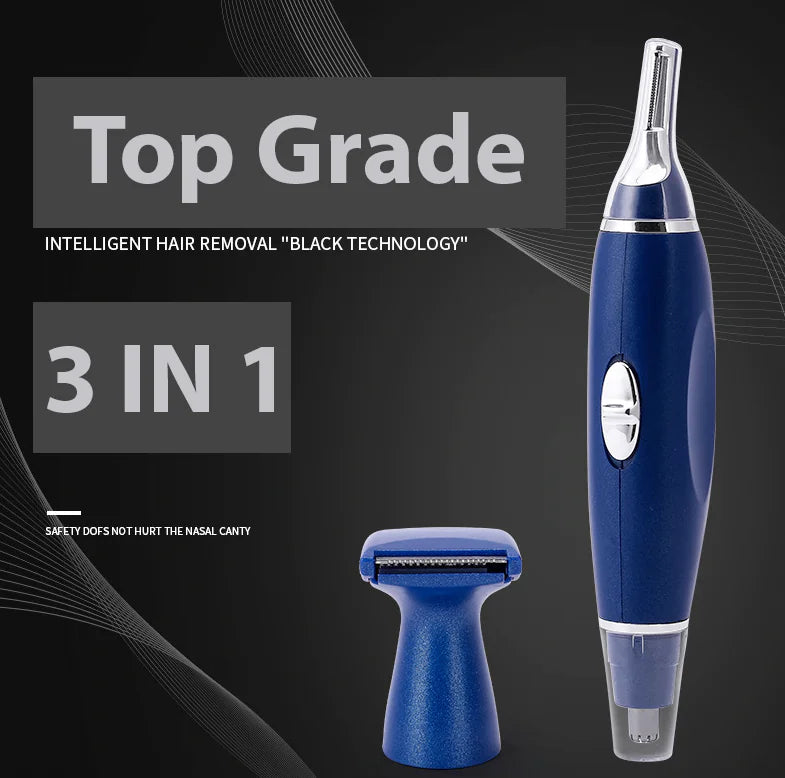 Electric Ear Beard Nose Hair Trimmer Eyebrow Mustache Remover Shaver Clipper New by Anti Spier