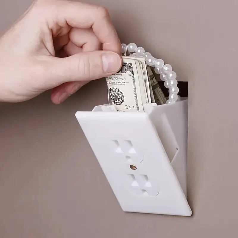 Wall Outlet Hidden Safe With Key Lock, The Sneaky Way To Trick Thieves, Easy To Install, Real Wall Plate, Wall Hidden Safe For Money, Elevated Choice Over Book Safe Or Can Safe by Anti Spier
