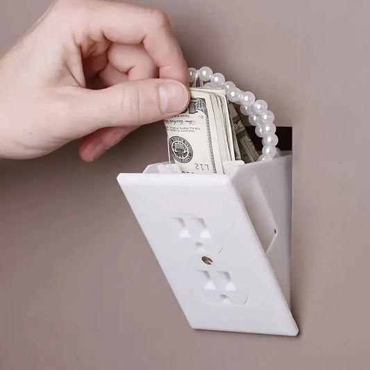 Wall Outlet Hidden Safe With Key Lock, The Sneaky Way To Trick Thieves, Easy To Install, Real Wall Plate, Wall Hidden Safe For Money, Elevated Choice Over Book Safe Or Can Safe by Anti Spier