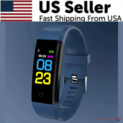 Fitness Smart Watch Activity Tracker Heart Rate For Women Men Oxygen BP Monitor by Anti Spier