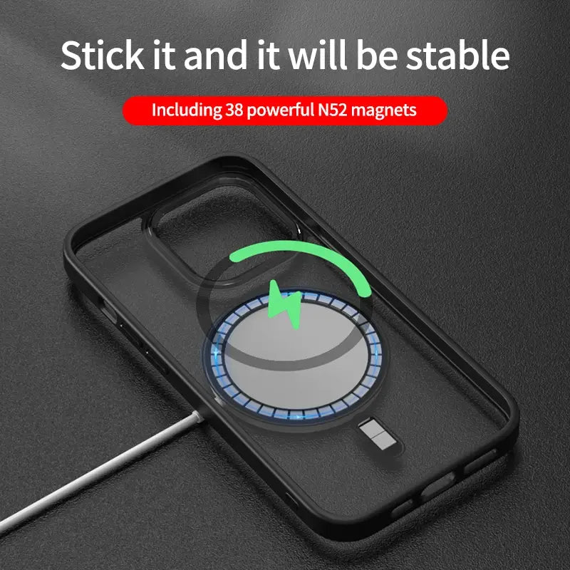 Luxury Clear HD iPhone Case Magsafe by Anti Spier