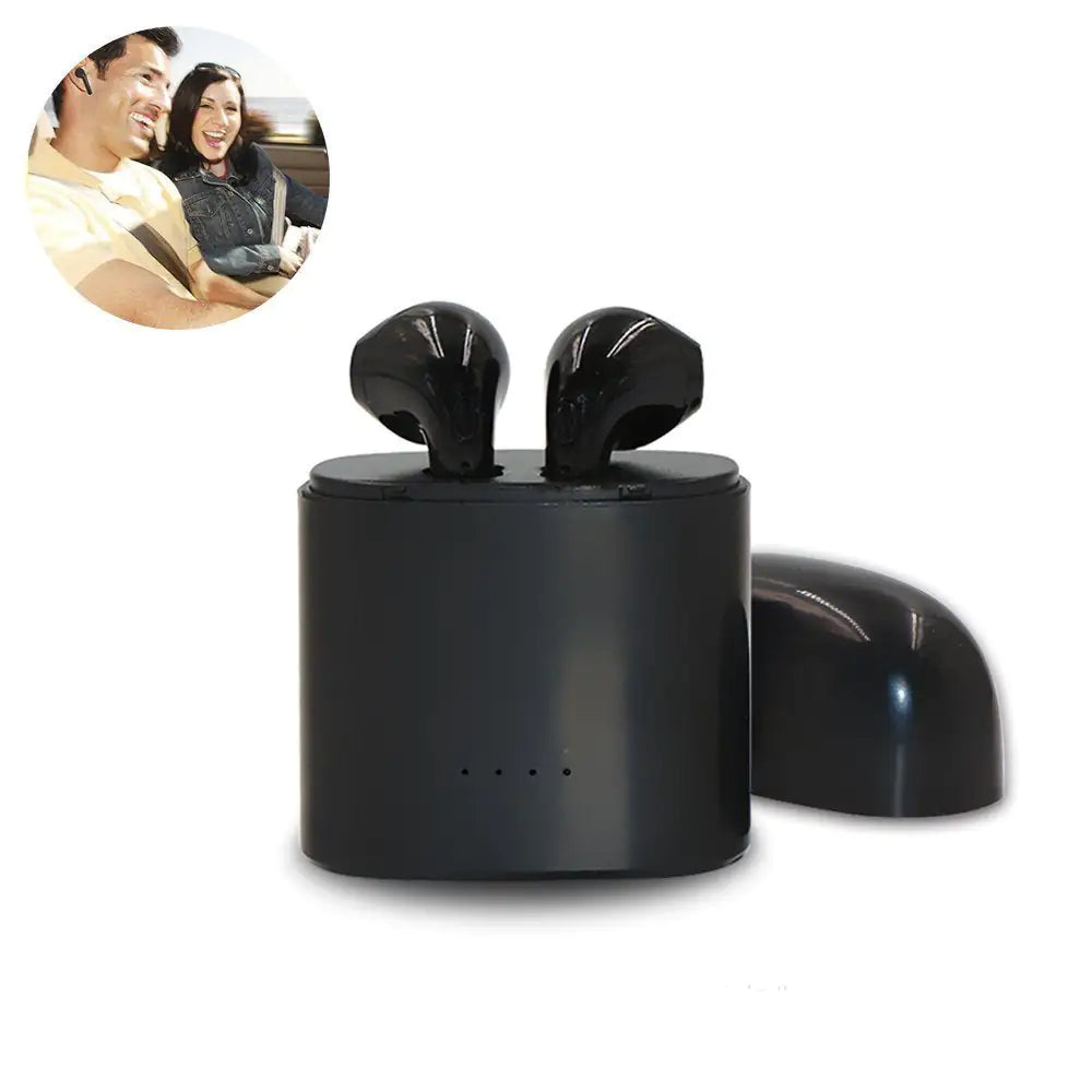 Dual Chamber Wireless Bluetooth Earphones With Charging Box by Anti Spier