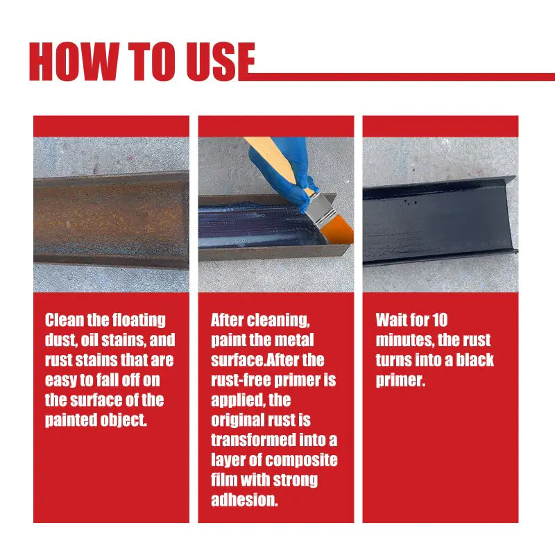 Conversion Agent Automobile Rust-free Primer by Anti Spier