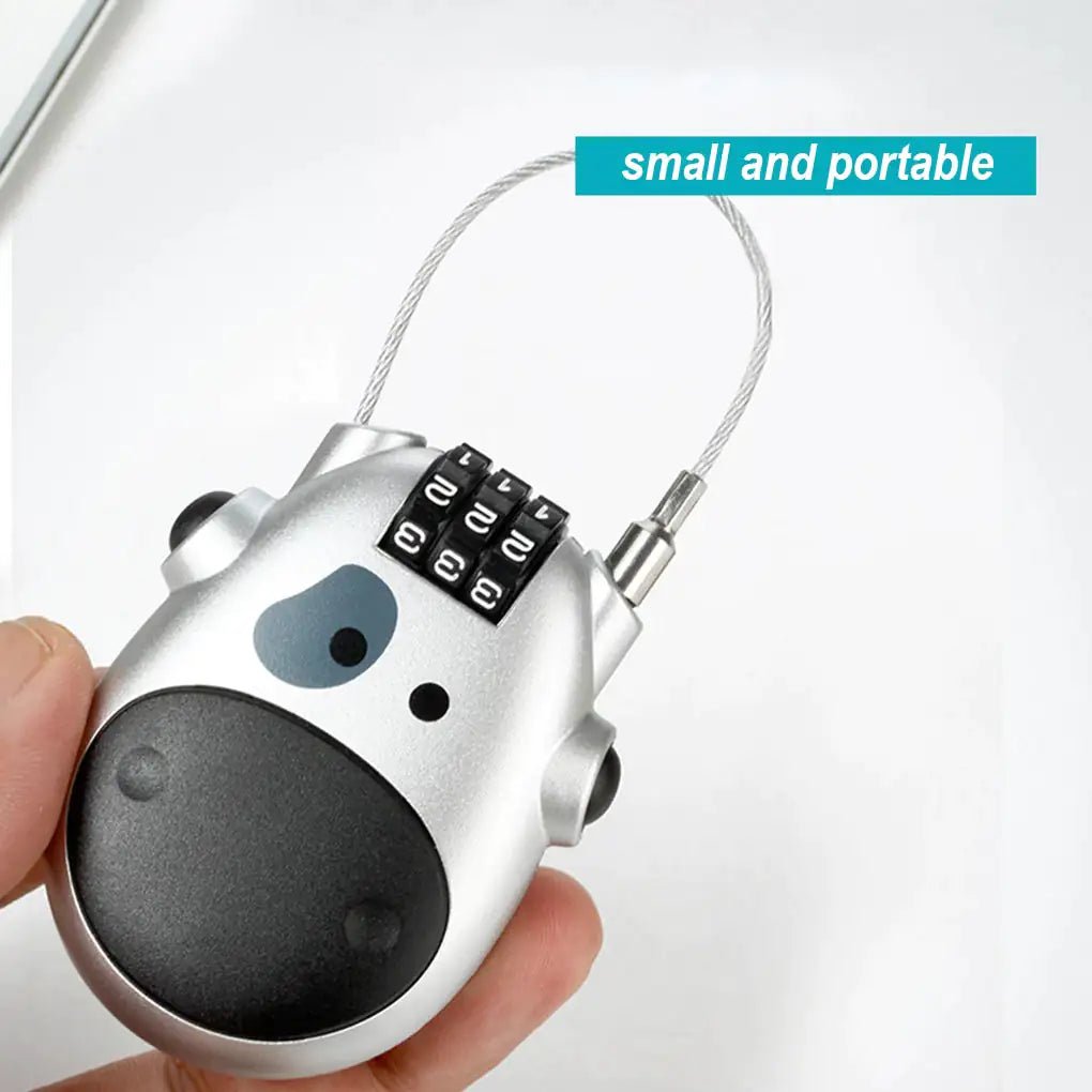 Adjustable Cable Security Combination Lock by Anti Spier